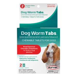 Dog Worm Tabs 2PK