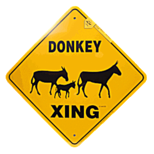 Aluminum Xing Sign