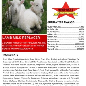 GOAT KID MILK REPLACER 6#