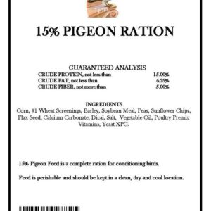 AKM Pigeon Ration 15%