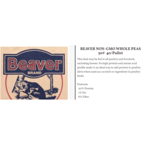 Field Peas Whole 40#