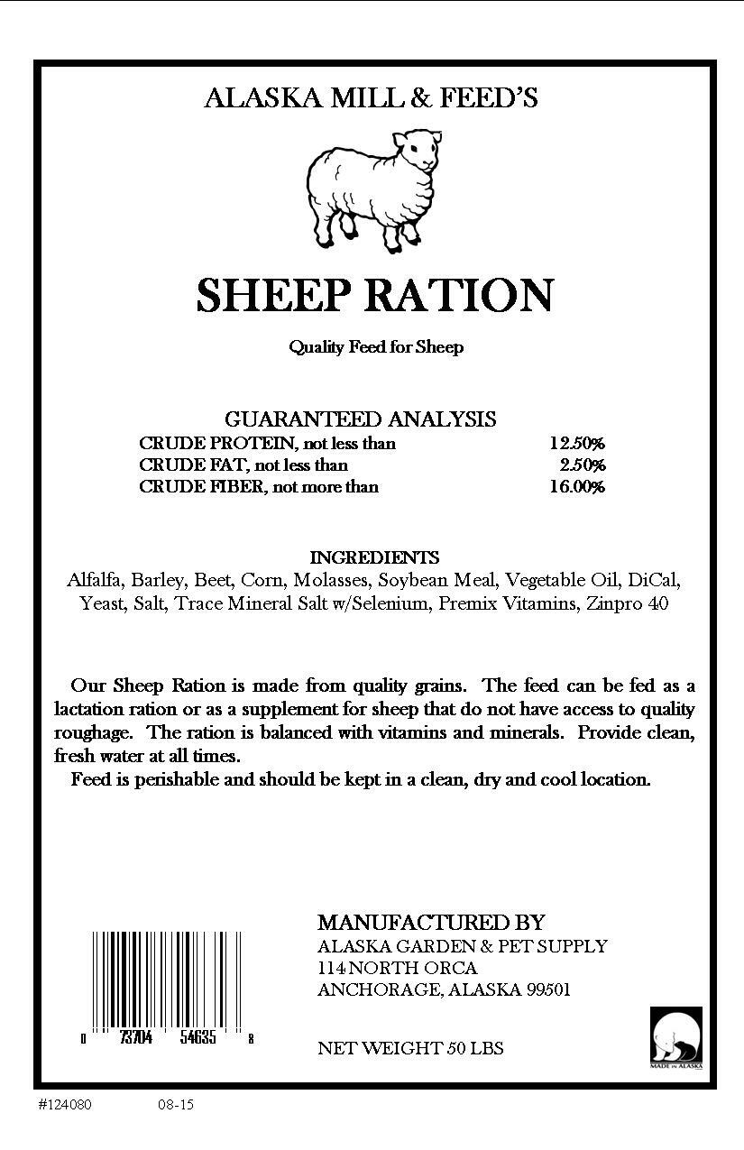 AKM Sheep Ration 50# – Kenai Feed